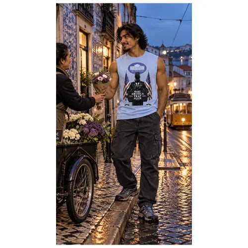 MAKE AMERICA TRAP AGAIN Mens Sleeveless Tee