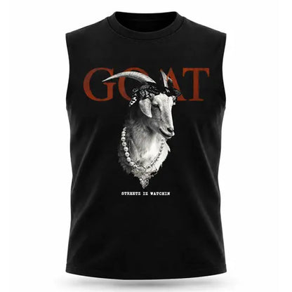 GOAT Mens Sleeveless Tee
