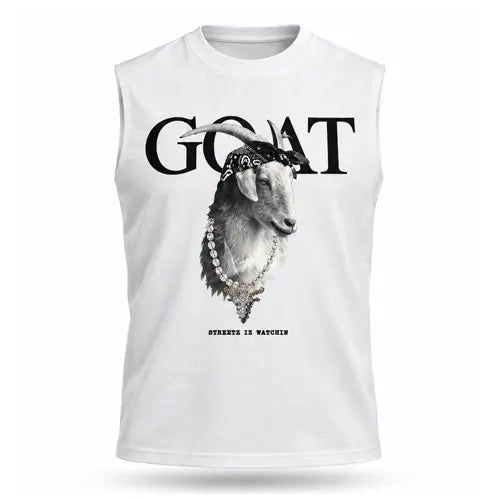 GOAT Mens Sleeveless Tee