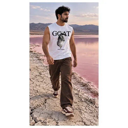 GOAT Mens Sleeveless Tee