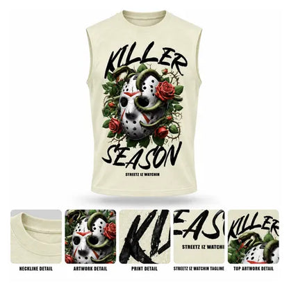 KILLER SEASON Mens Sleeveless Tee