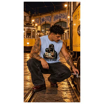 BORN TO TRAP 3 Mens Sleeveless Tee