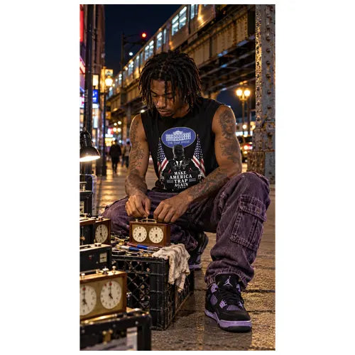 MAKE AMERICA TRAP AGAIN Mens Sleeveless Tee