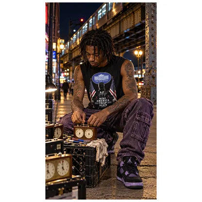 MAKE AMERICA TRAP AGAIN Mens Sleeveless Tee